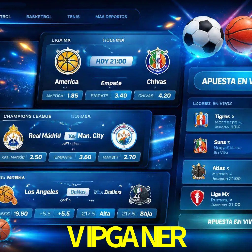 Mercados de apuestas deportivas VIPGANER para jugadores en México