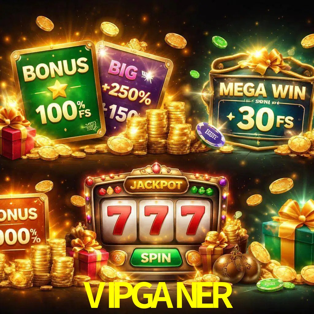 Tipos de bonos VIPGANER incluyendo recompensas de bienvenida y promociones continuas