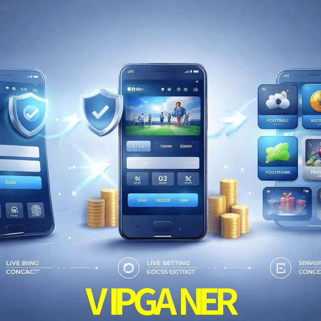 Pasos de acceso a la app VIPGANER en pantalla de teléfono móvil